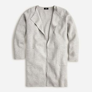 JCrew Juliette Collarless sweater. Size: M - Gray